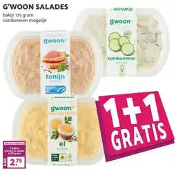 MCD Supermarkt G'WOON SALADES aanbieding