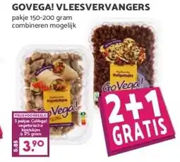 MCD Supermarkt GOVEGA! VLEESVERVANGERS aanbieding