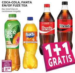 MCD Supermarkt COCA-COLA, FANTA EN/OF FUZE TEA aanbieding