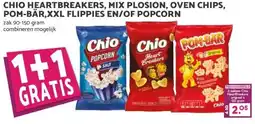 MCD Supermarkt CHIO HEARTBREAKERS, MIX PLOSION, OVEN CHIPS, POM-BÄR,XXL FLIPPIES EN/OF POPCORN aanbieding