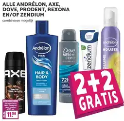 MCD Supermarkt ALLE ANDRÉLON, AXE, DOVE, PRODENT, REXONA EN/OF ZENDIUM aanbieding