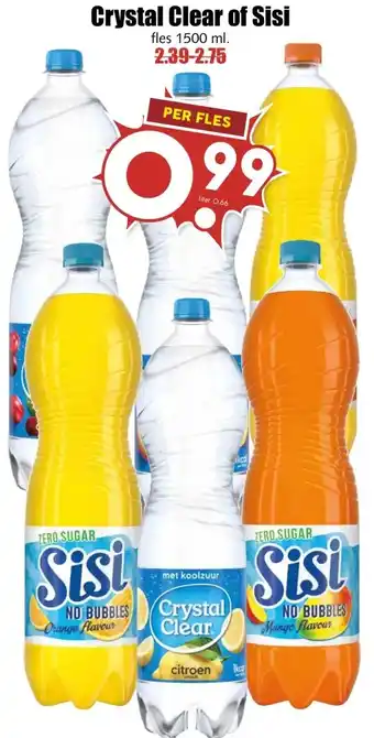 MCD Supermarkt Crystal Clear of Sisi aanbieding