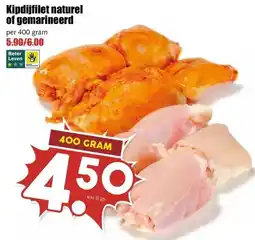 MCD Supermarkt Kipdijfilet naturel of gemarineerd aanbieding