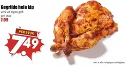 MCD Supermarkt Gegrilde hele kip aanbieding