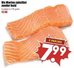 MCD Supermarkt Vis Marine zalmfilet zonder huid aanbieding