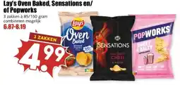 MCD Supermarkt Lay's Oven Baked, Sensations en/ of Popworks aanbieding