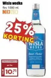 MCD Supermarkt Wisla wodka aanbieding
