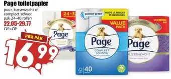 MCD Supermarkt Page toiletpapier aanbieding