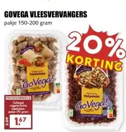 MCD Supermarkt GOVEGA VLEESVERVANGERS aanbieding