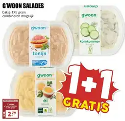 MCD Supermarkt G'WOON SALADES aanbieding