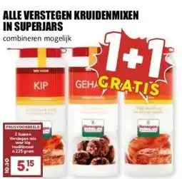 MCD Supermarkt ALLE VERSTEGEN KRUIDENMIXEN IN SUPERJARS aanbieding