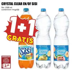 MCD Supermarkt CRYSTAL CLEAR EN/OF SISI aanbieding