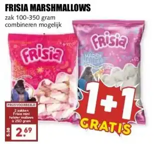 MCD Supermarkt FRISIA MARSHMALLOWS aanbieding