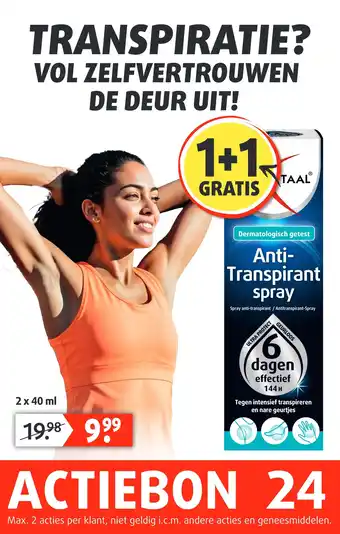Lucovitaal Anti- Transpirant spray aanbieding