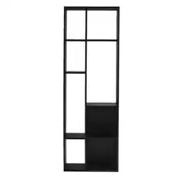 Leen Bakker Kast Kenzi - zwart - 177x59x38 cm aanbieding