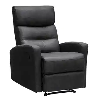Leen Bakker Relaxfauteuil Jackson - stof - zwart aanbieding