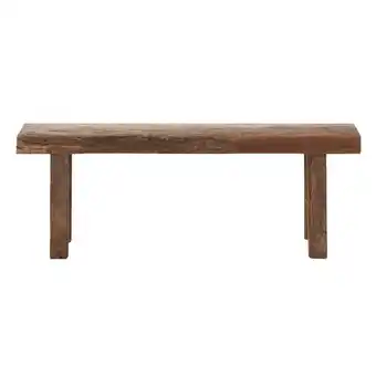 Leen Bakker Bank decoratief Ties - naturel - 40x110x24 cm aanbieding