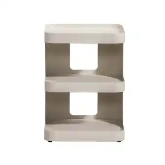 Leen Bakker Bijzettafel Denise - beige - 54x40x40 cm aanbieding