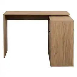 Leen Bakker Hoekbureau Lucca - eikenkleur - 75x112x99 cm aanbieding