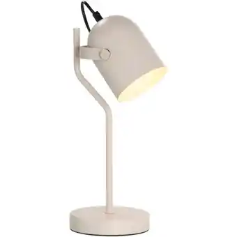 Leen Bakker Bureaulamp Senn - beige metaal - 39xØ17,5 cm aanbieding