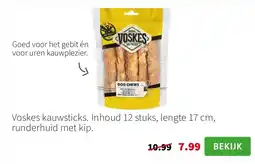 Intratuin Voskes kauwsticks. aanbieding
