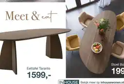 IN.HOUSE Eettafel Taranto aanbieding