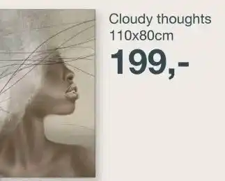 INHOUSE Cloudy thoughts aanbieding