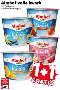 CoopCompact Almhof volle kwark aanbieding