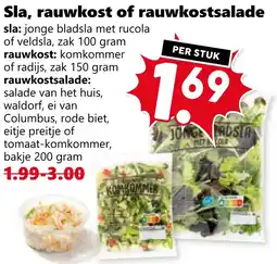 CoopCompact Sla, rauwkost of rauwkostsalade aanbieding