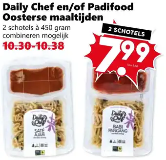 CoopCompact Daily Chef en/of Padifood Oosterse maaltijden aanbieding