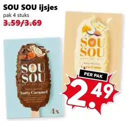 CoopCompact SOU SOU ijsjes aanbieding
