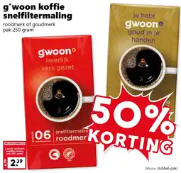 CoopCompact g'woon koffie snelfiltermaling aanbieding