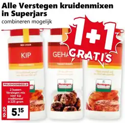 CoopCompact Alle Verstegen kruidenmixen in Superjars aanbieding