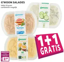 Coop G'WOON SALADES aanbieding