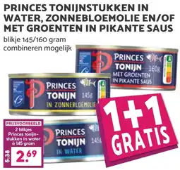 Coop PRINCES DIVERSE TONIJNSTUKKEN aanbieding