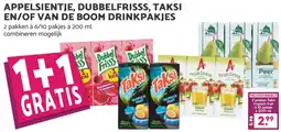 Coop APPELSIENTJE, DUBBELFRISSS, TAKSI EN/OF VAN DE BOOM DRINKPAKJES aanbieding