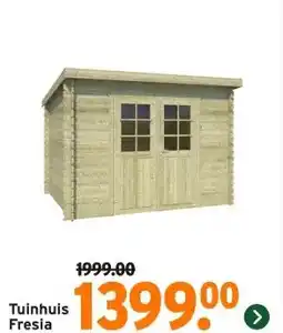 GAMMA Tuinhuis Fresia aanbieding