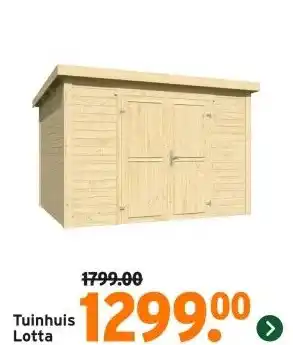 GAMMA Tuinhuis Lotta aanbieding