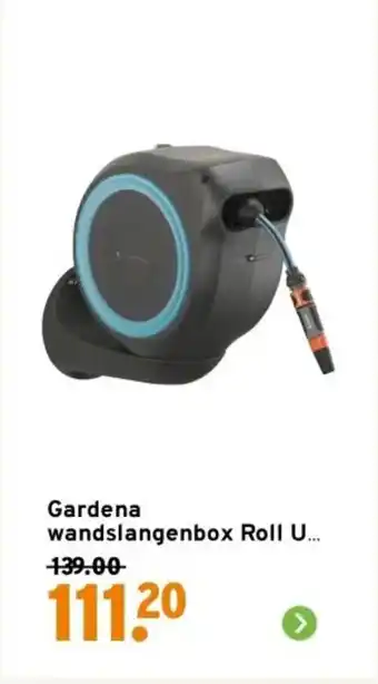 GAMMA Gardena wandslangenbox Roll Up incl. tuinspuit aanbieding