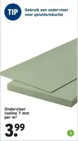 GAMMA Ondervloer Isoline aanbieding