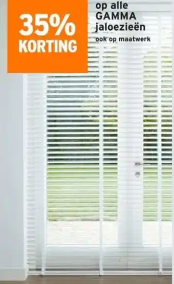 GAMMA Op alle GAMMA jaloezieën aanbieding