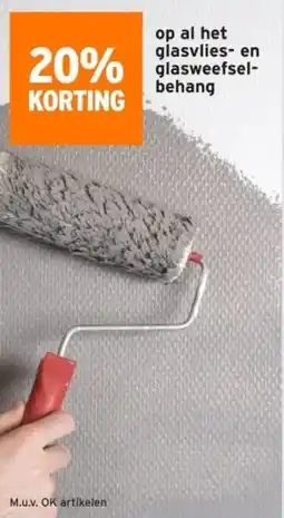 GAMMA Op al het glasvlies en behang aanbieding