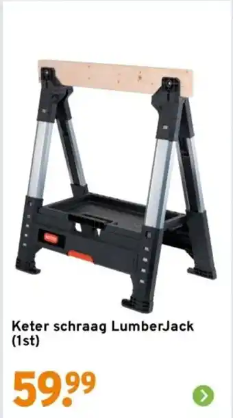 GAMMA Keter schraag LumberJack (1st) aanbieding