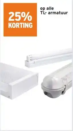 GAMMA Op alle TL armatuur aanbieding