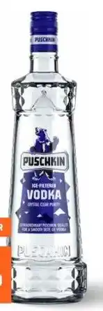 Gall & Gall Puschkin Vodka 70CL aanbieding