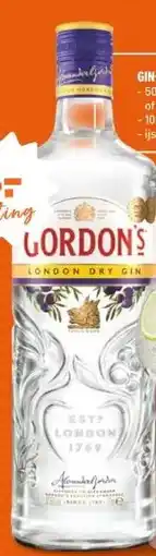 Gall & Gall Gordon's London Dry 70CL aanbieding