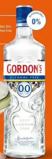 Gall & Gall Gordon’s Gin Alcoholvrij 70CL aanbieding