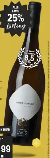 Gall & Gall Lavis Classici Pinot Grigio 75CL aanbieding