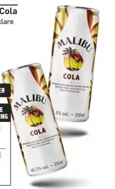 Gall & Gall Malibu Cola 25cl aanbieding
