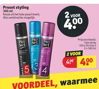 Kruidvat Proset styling 300 ml aanbieding